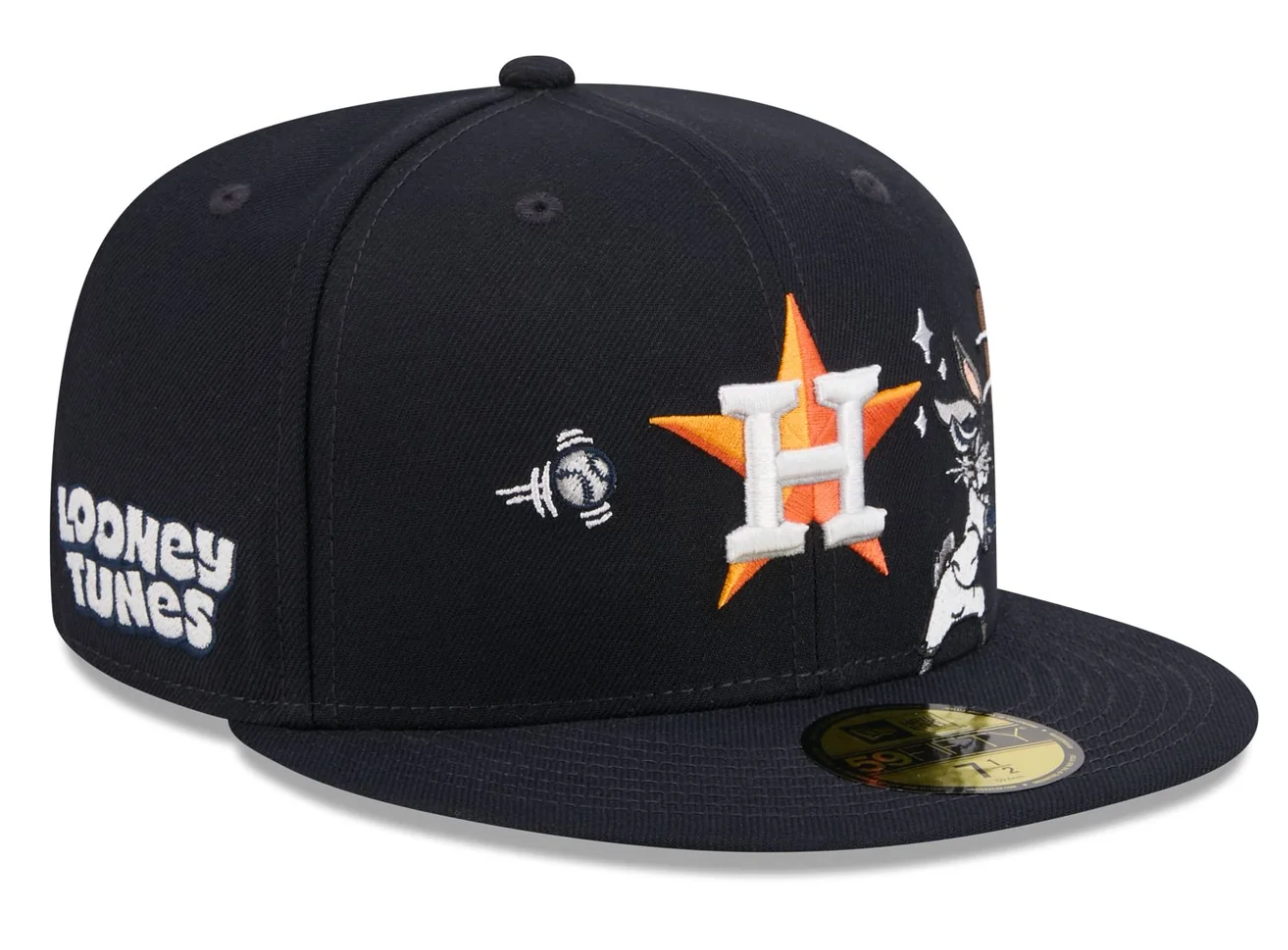 New Era Houston Astros Bugs Bunny Swing Fitted Grey Bottom 