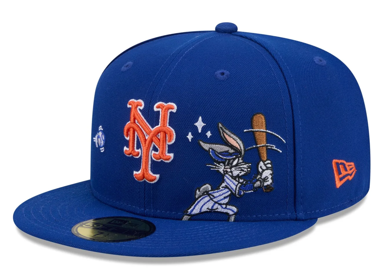 New Era New York Mets Bugs Bunny Swing Fitted Grey Bottom 