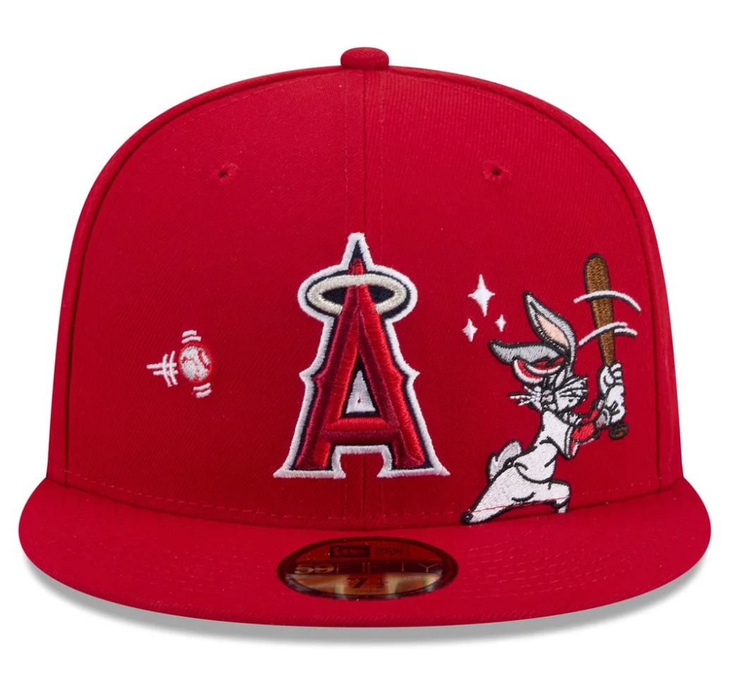 New Era L.A. Anaheim Angels Bugs Bunny Swing Fitted Grey Bottom 
