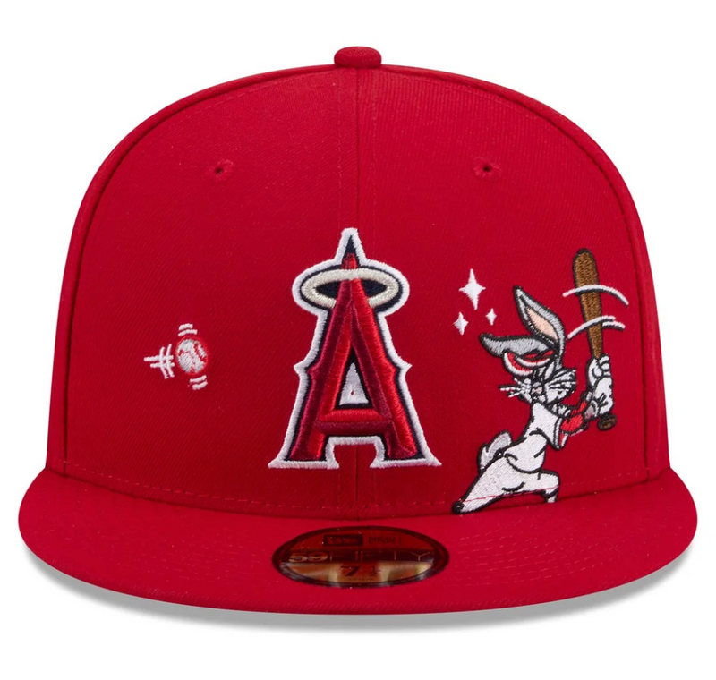 New Era L.A. Anaheim Angels Bugs Bunny Swing Fitted Grey Bottom 