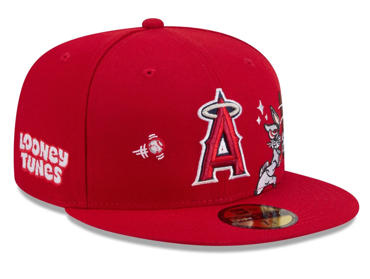 New Era L.A. Anaheim Angels Bugs Bunny Swing Fitted Grey Bottom 