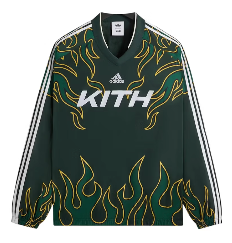 Kith x Adidas Football Flame Soccer Jersey 