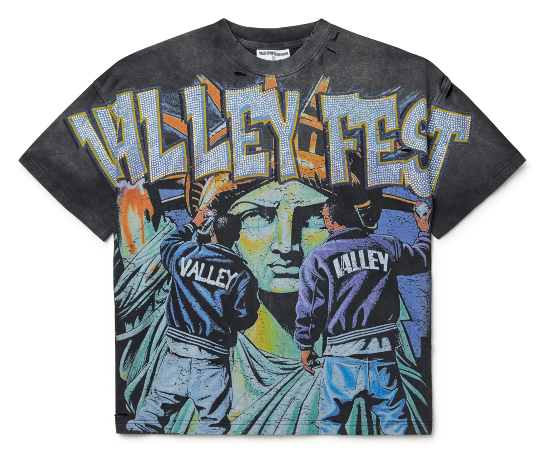 Vale Forever Bling Graffiti Tee 