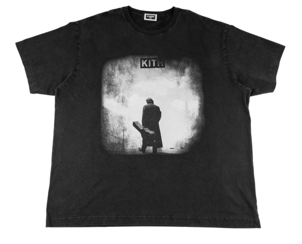 Kith x Johnny Cash Walk The Line Vintage Tee 