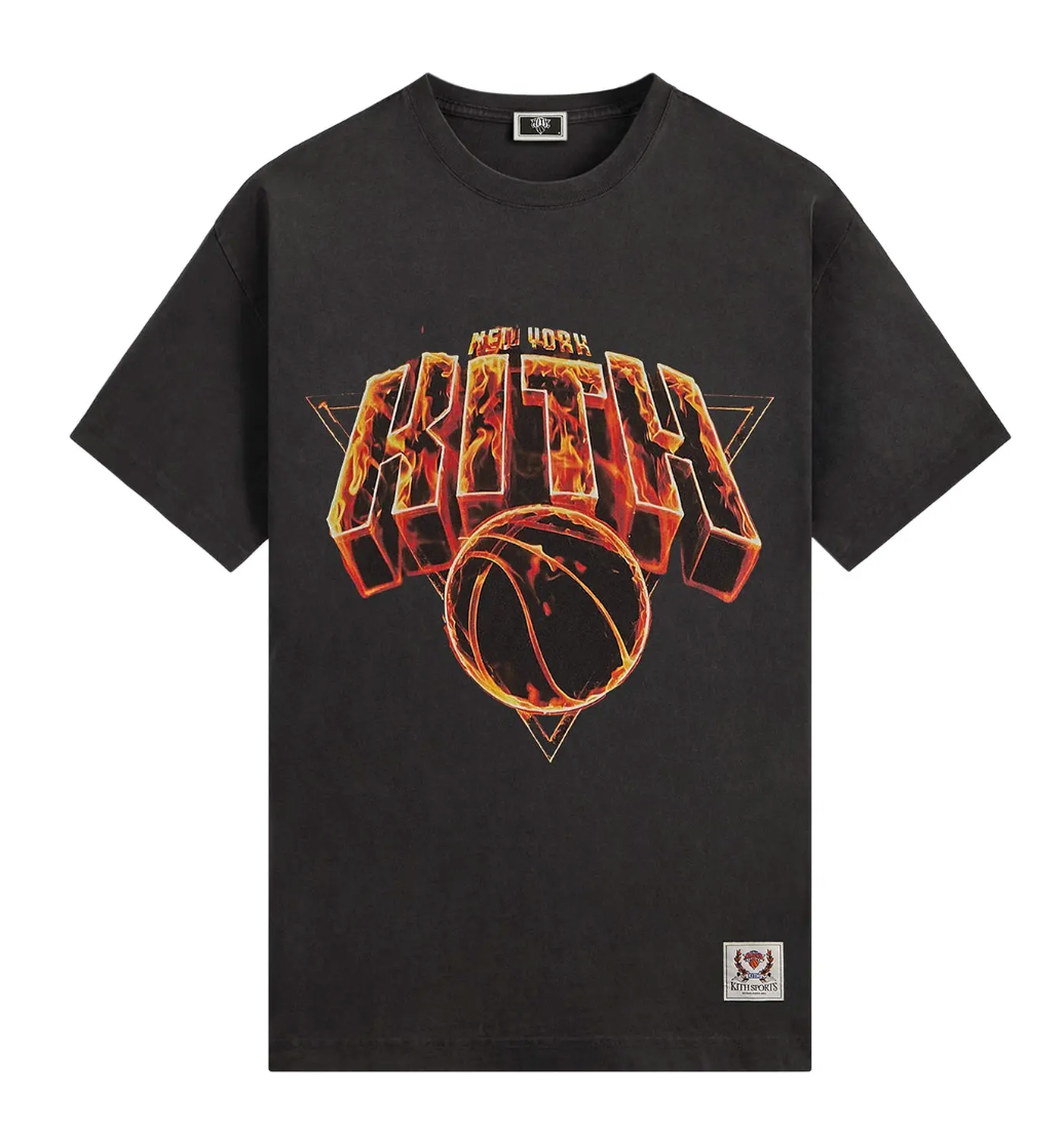 Kith X New York Knicks Fire Vintage Jones Tee 