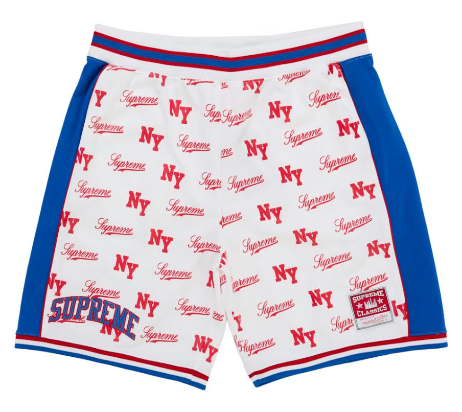 Supreme Mitchell & Ness Monogram Basketball Shorts 