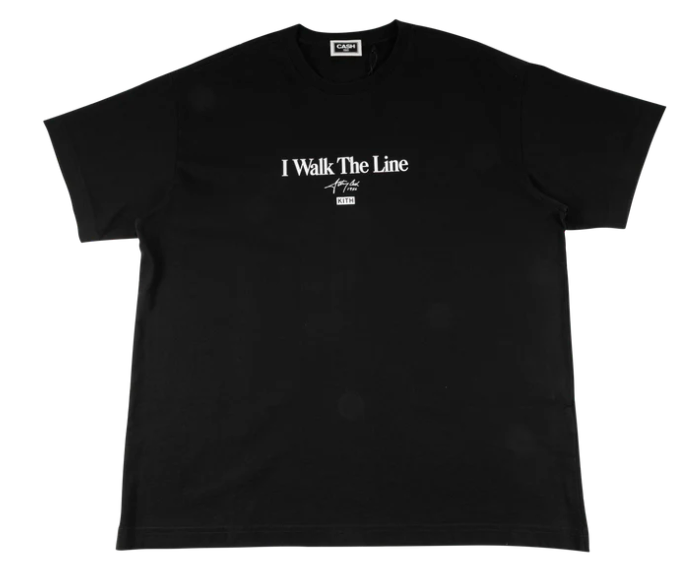 Kith x Johnny Cash Walk The Line Lyrics Tee 