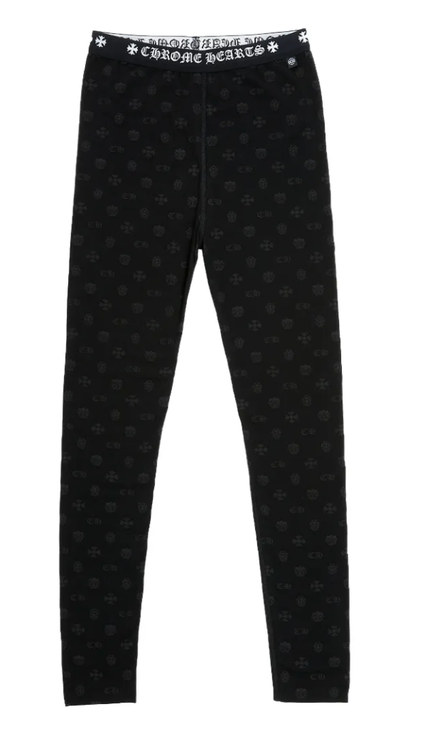 Chrome Hearts Monogram Logo Leggings 
