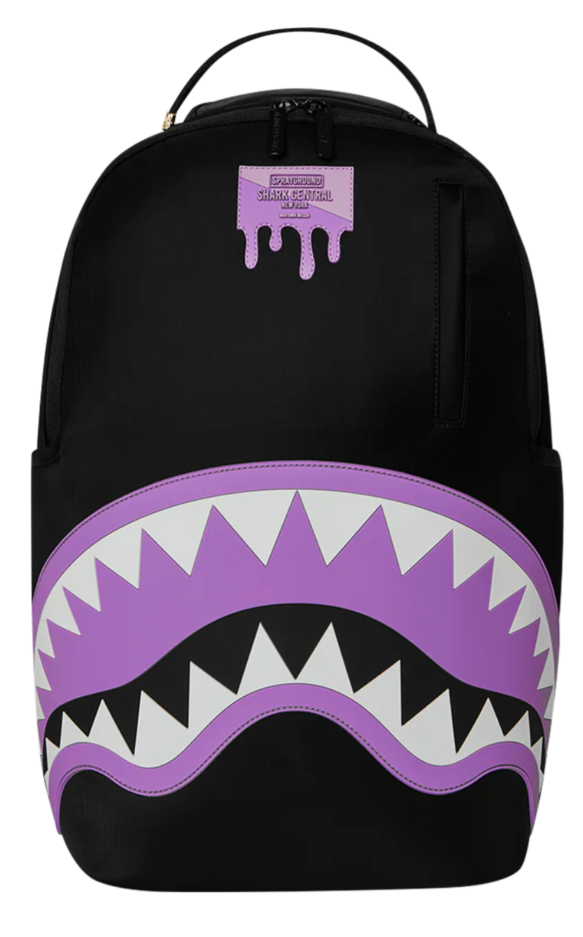 Sprayground Shark Central Passport Purple Backpack