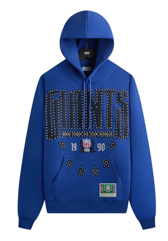 Kith x NFL New York Giants Stars Vintage Hoodie 
