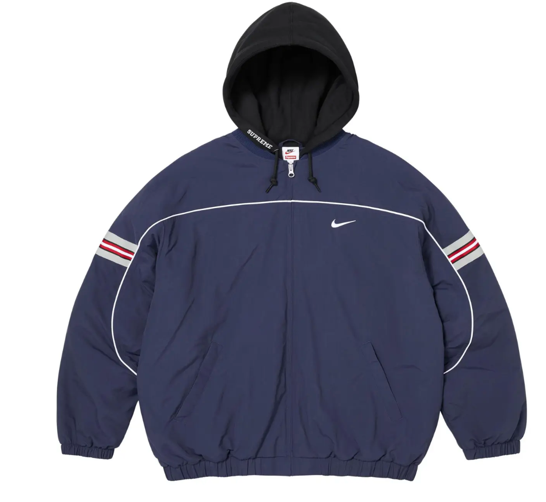 Supreme x Nike Nylon Hooded Jacket 