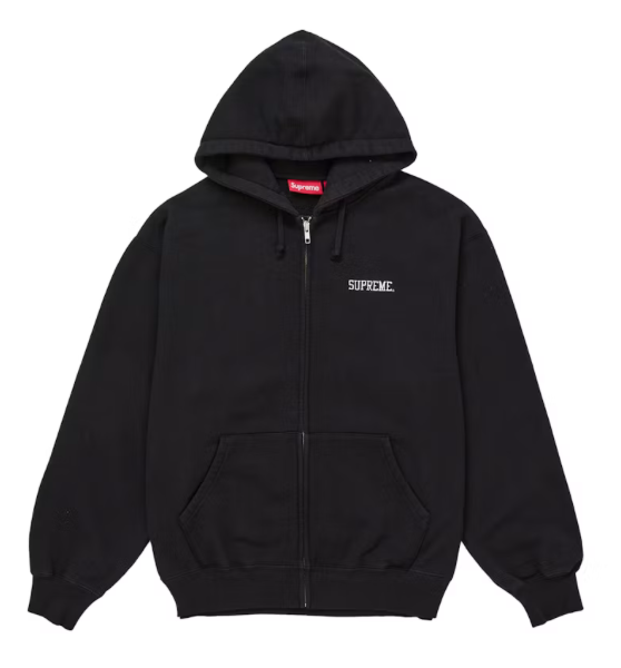 Supreme Blessed Applique Zip Up Hoodie 