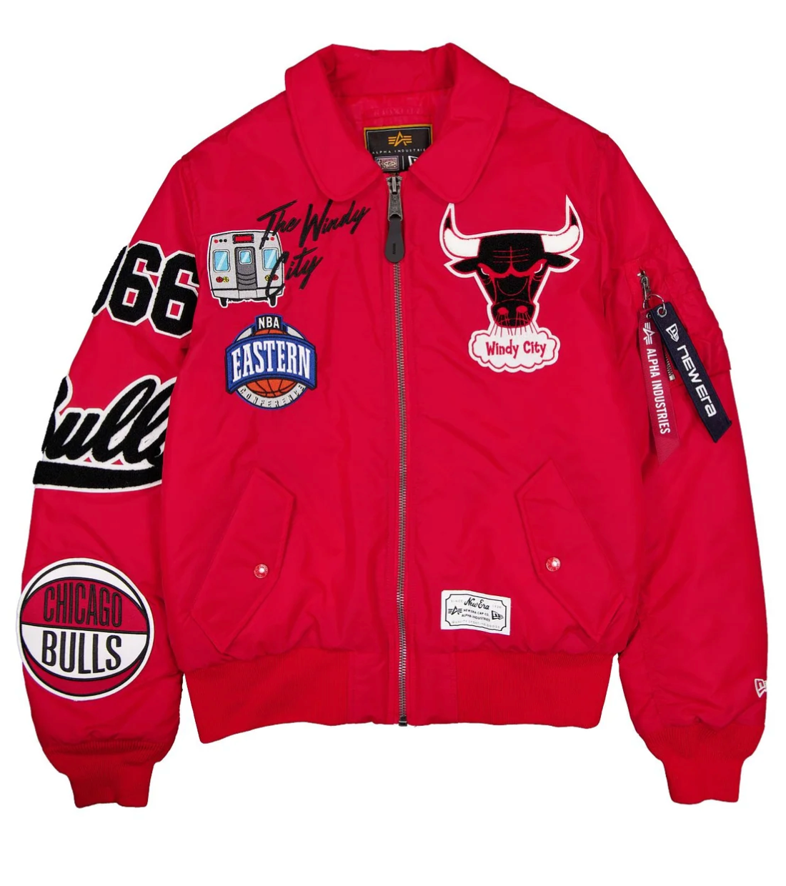 New Era Alpha Industries Chicago Bulls MA-1 Bomber Jacket 