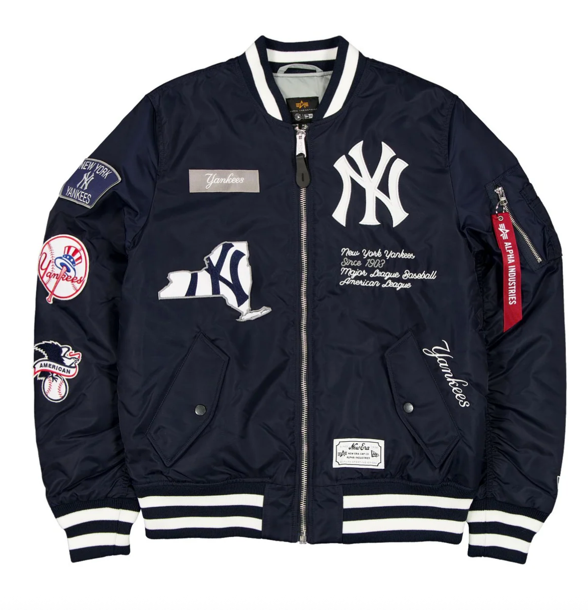 New Era Alpha Industries New York Yankees MA-1 Bomber Jacket 