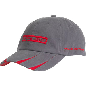 Supreme Corporate 6 Panel Dad Hat "Charcoal"