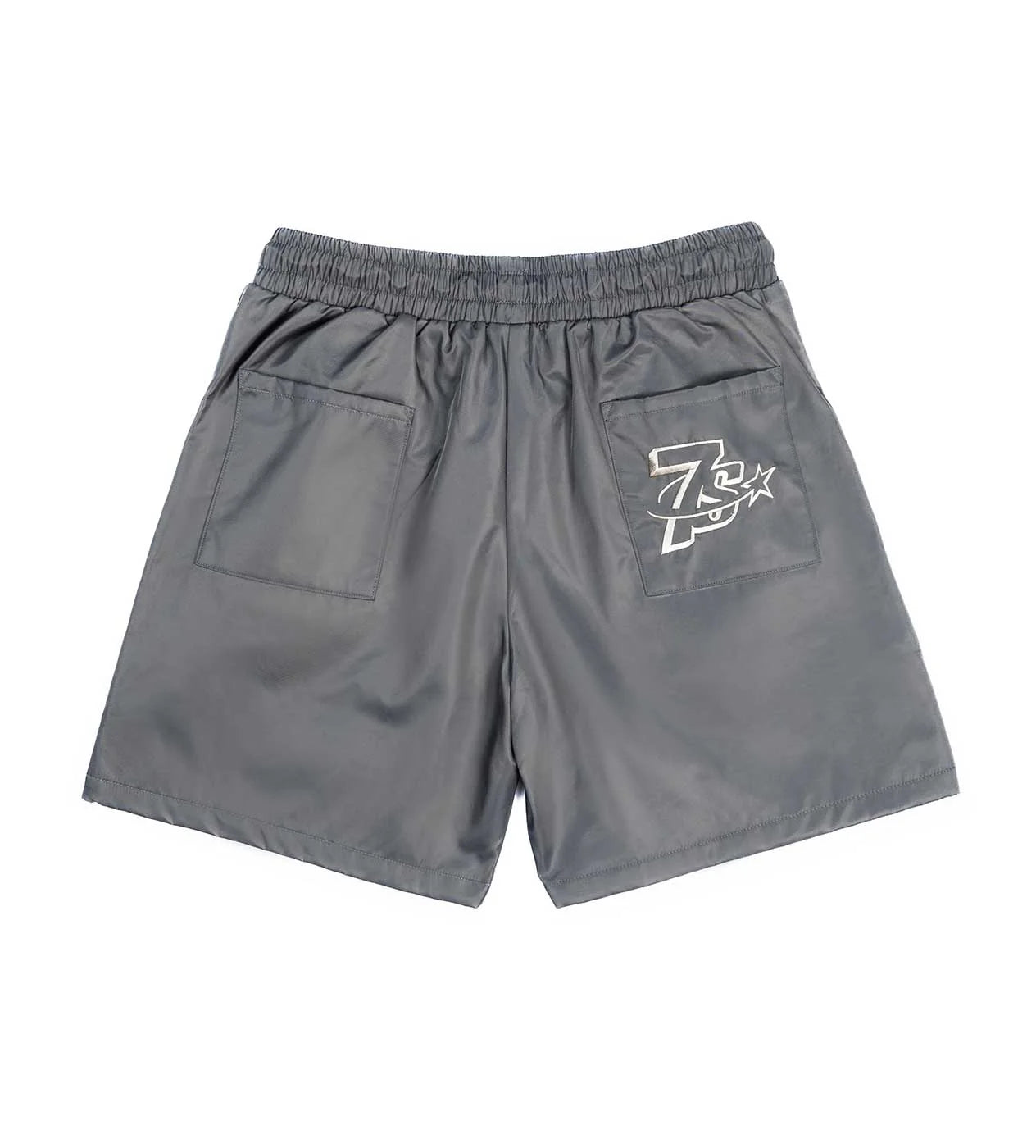 Triple Sevens Nylon Button Up Shorts 