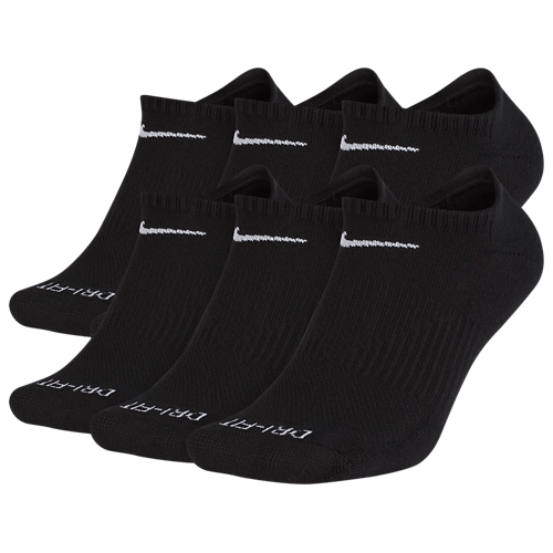 Nike 6 Pack Dri-FIT Plus No Show Socks 