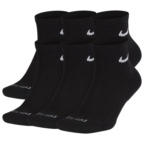 Men's Nike 6 Pack Dri-Fit Plus Quarter Socks 