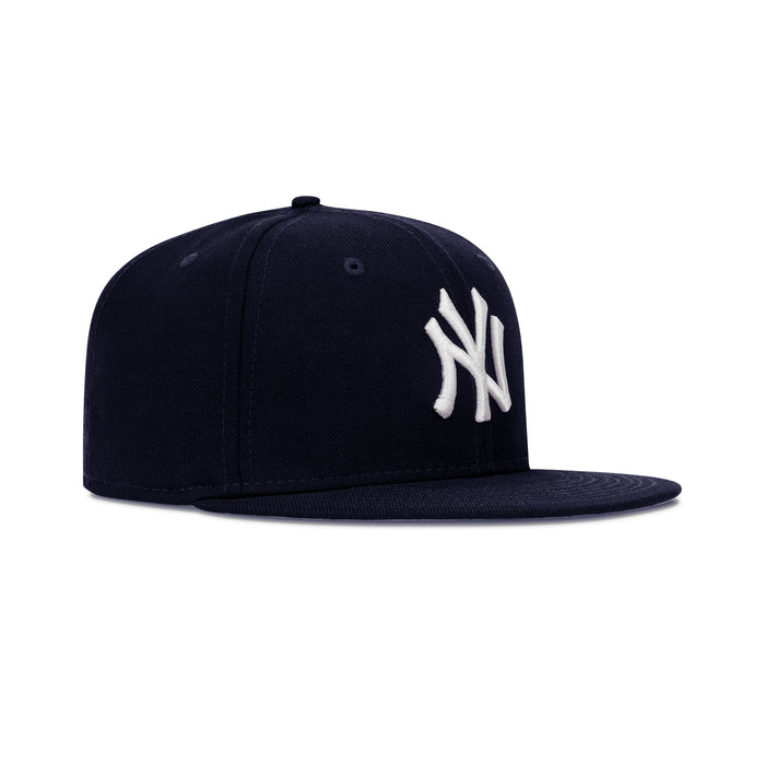 New Era New York Yankees Fitted Grey Bottom "Navy White" (1998 World Series Embroidery)
