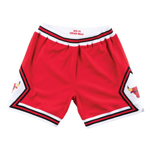 Mitchell & Ness NBA Chicago Bulls Authentic Road 1975-76 Shorts "Red White"