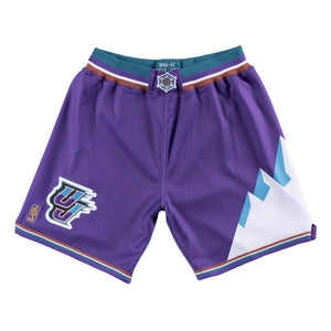 Mitchell & Ness NBA Utah Jazz Authentic 96-97 Shorts "Purple Teal"