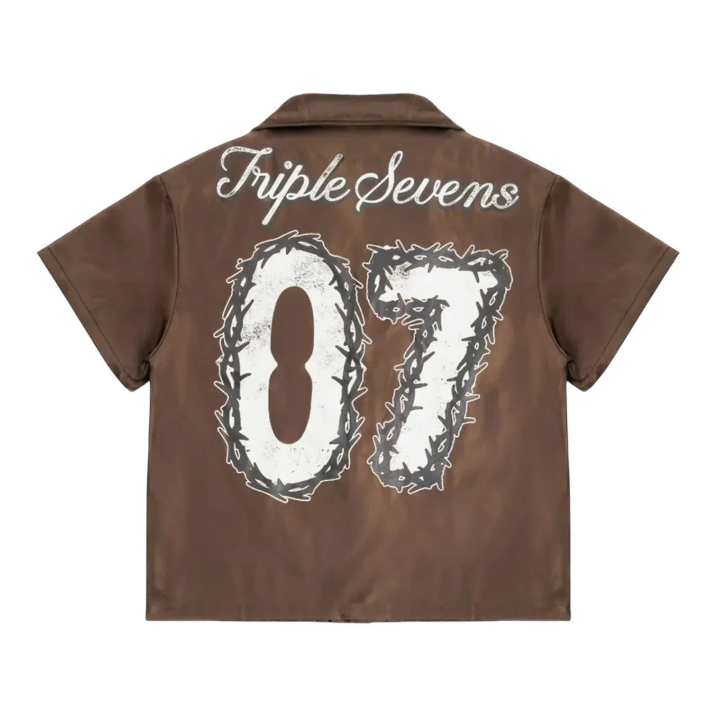 Triple Sevens Nylon Button Up Shirt 