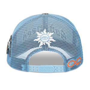 Godspeed Forever Trucker Snapback Hat Grey Bottom 
