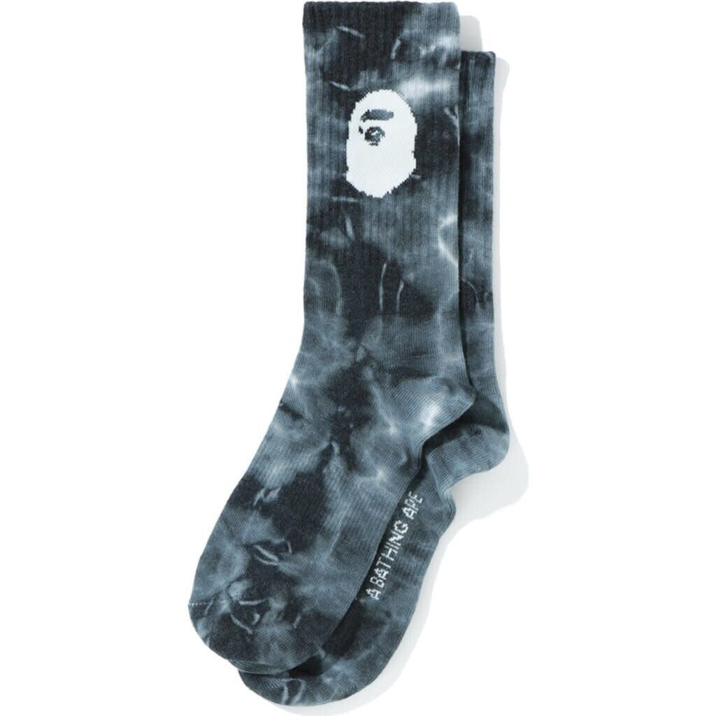 Bathing Ape Head Tie Dye Socks 