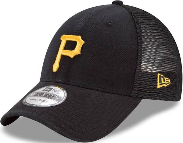 New Era Pittsburgh Pirates 9Forty Trucker Snapback Black Bottom "Black Yellow"