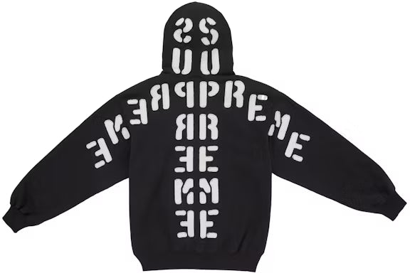 Supreme Mirrored Applique Hooded Sweatshirt 