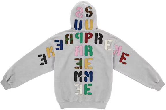 Supreme Mirrored Applique Hooded Sweatshirt 
