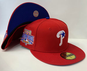 New Era Philadelphia Phillies Fitted Blue Bottom "Red White Blue" (1996 All Star Game Embroidery)