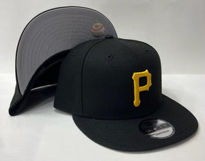 New Era Pittsburgh Pirates Snap back Grey Bottom "Black Yellow"
