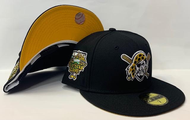New Era Pittsburgh Pirates Fitted Yellow Bottom "Black White Yellow" (2006 All Star Game Embroidery)