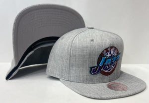 Mitchell & Ness Utah Jazz Snapback Grey Bottom "Grey Purple Teal"