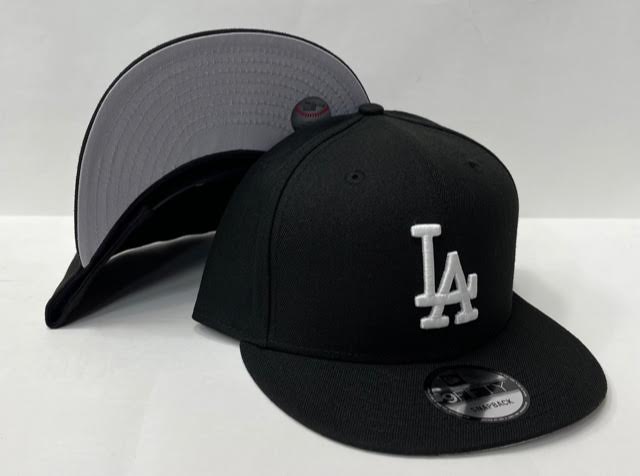 New Era Los Angeles Dodgers Snap back Grey Bottom "Black White"