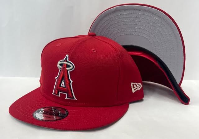 New Era L.A. Anaheim Angels Snap back Grey Bottom "Red Red"