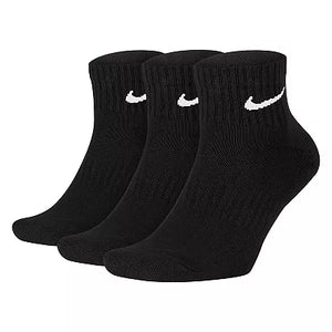Nike Everyday Plus Cushioned Training Ankle Sock "Black White"