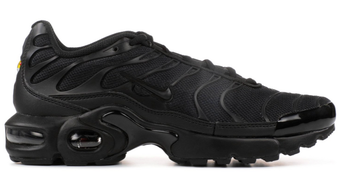 Nike Air Max Plus (GS) "Triple Black"