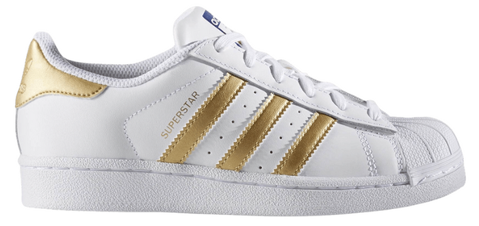 Adidas Superstar Foundation (GS) "White Gold"