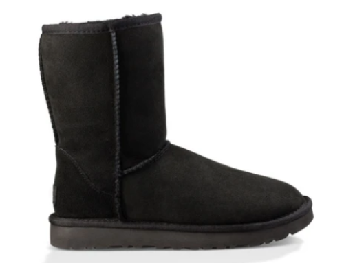 Uggs Womens Classic Short II "Black Black"