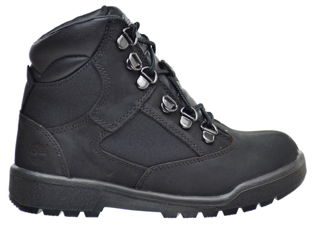 Timberland 6In F/L Field Boot (PS) "Black Black"