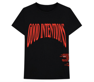 Vlone Nav Good Intensions "Black Red" $69.99