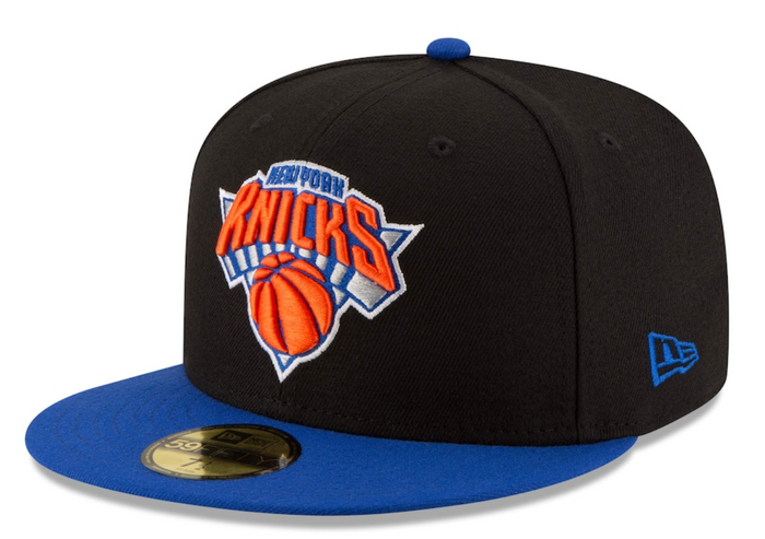 New Era New York Knicks Fitted Grey Bottom "2 Tone"