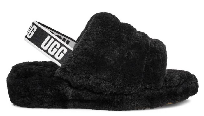 Uggs Fluff Yeah Slide "Black"