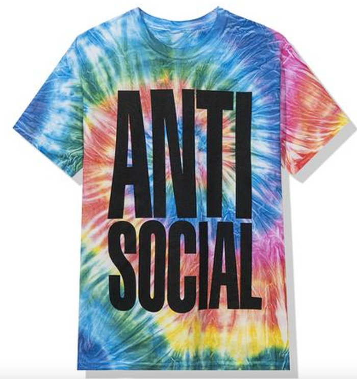 Anti Social Social Club Heatwave Tee "Rainbow" $69.99