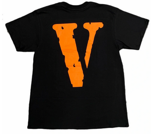 Vlone Staples Tee "Black White Orange" $350.00