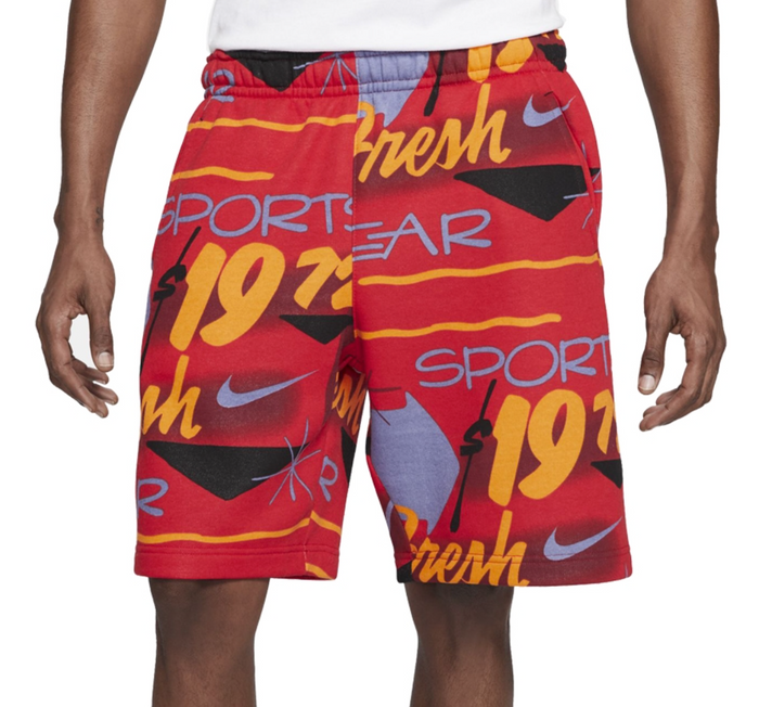 Nike Sportswear Club Shorts "Red Black" $55.00