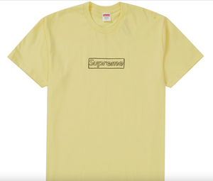 Supreme KAWS Chalk Logo Tee 