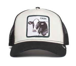 Goorin Bros Cash Cow Farm Snapback Trucker Hat "Black"